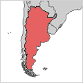 Carte Argentine - Map of Argentina - Lnderkarten Argentinien