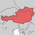 Carte Autriche - Map of Austria - Lnderkarten sterreich