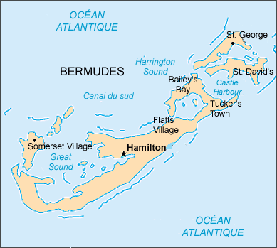 Bermuda - Bermudes - Bermudas - Carte - map - Landkarte 