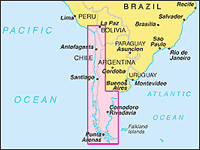 Chile - Chili - Cile - Carte - map - Lnderkarten