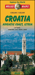 Croatie - Croatia - Kroatische - Kroatien - Carte routière - Road map - Country maps - Länderkarten