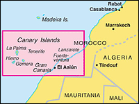 Canary Islands - Map - Carte - Karten
