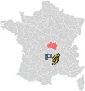 Allier - 03 - Carte de France