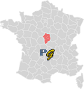 Cher - 18 - Carte de France