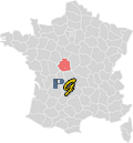 Indre - 36 - Carte de France
