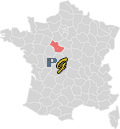 Loir et Cher - 41 - Carte de France