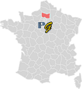 Oise - 60 - Carte de France