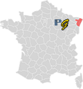Bas Rhin - 67 - Carte de France