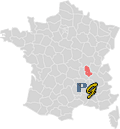 Rhône - 69 - Carte de France