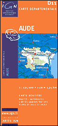 Carte routire : Aude