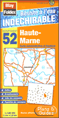 Carte routire Haute Marne 