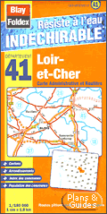Carte routire Loir et Cher