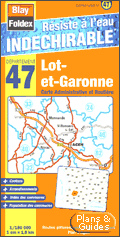 Carte routire Lot-et-Garonne