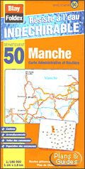 Carte routire Manche 