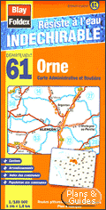 Carte routire Orne