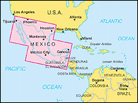 Mexique - Mexico - Mxico - Carte - map - karten