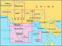 India : Southern India - Map 