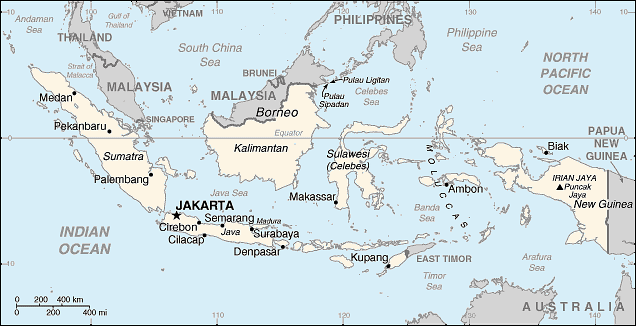 Indonsie - Indonesia - Indonesien - carte - map - karten