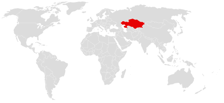 Kazakhstan - Kasachstan - Kazakstan - Kazakistan - Kazajstn - Cazaquisto - Kazachija - CARTE - MAP