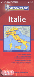 Italie - Länderkarten Italien - Mapa Italia - Road map Italy