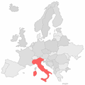 Carte Italie, Italy map, イタリア 地図