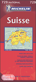 Suisse -  Switzerland - Schweiz - Suiza - Svizzera - Carte routiere - Carte Michelin - Kaart - Autokarte - Carta stradale