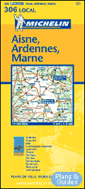 Carte routire - Aisne, Ardennes, Marne - 1/150 000 - Karten Frankreich - carte di tutta la Francia  - mapa sobre Francia - map of France  - Carte routire 