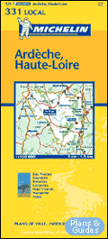 Ardèche, Haute-Loire 1/150 000 - carte routière - Landkarte - road map - - Karten Frankreich - carte di tutta la Francia - mapa sobre Francia - map of France - Carte routière