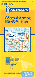 Côtes - d'Amor, Ille et Vilaine 1/150 000 - carte routière - Landkarte - road map - - Karten Frankreich - carte di tutta la Francia - mapa sobre Francia - map of France - Carte routière