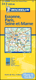 Essonne, Paris, Seine et Marne 1/150 000 - carte routière - Landkarte - road map - - Karten Frankreich - carte di tutta la Francia - mapa sobre Francia - map of France - Carte routière
