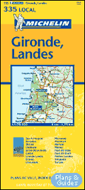 Gironde, Landes 1/175 000 - carte routière - Plan Bordeaux - Plan de Mont de Marsan - Landkarte - road map - - Karten Frankreich - carte di tutta la Francia - mapa sobre Francia - map of France - Carte routière