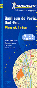 Plan de Paris Sud Est - Paris Street Map - Paris Stadtplan