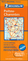 Poitou Charentes - Carte - Map