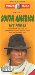 South America, The Andes - Map - Amérique du sud - Les Andes - carte
