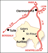 Le Cantal - Chamina - 40 circuits à pied dont 14 à VTT