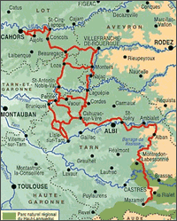 Tour des gorges de l'Aveyron