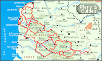 Pas-de-Calais carte randonnes