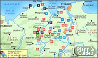 Carte Pays de Dinan - randonnes