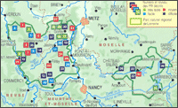 Parc Naturel Régional de la Lorraine - Carte randonnée