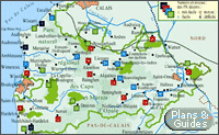 Carte randonnes - Parc naturel rgional des Caps et Marais d'Opale