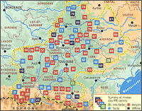 Midi-Pyrénées - carte de randonnées