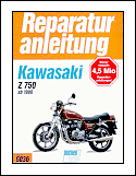 Kawasaki Z 750 ab 1980. E1, H1, E2, L1, R1, GPZ