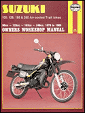 Suzuki 100, 125, 185 & 250 Air-cooled Trail bikes (79 - 89)