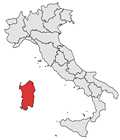 Sardaigne - Sardinia - Sardegna - Carte Italie