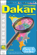 Dakar - Plan de ville - City map - Stadtplan - Street Map - Planos de acceso  - Planos de ciudad