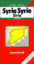 Syrien - Syrie - Syria - Autokarte - Road map - Carte routire - Carta stradale