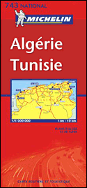 Carte routire : Algrie - Tunisie, 958
