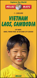 Vietnam - Laos - Cambodia - carte - map - karten