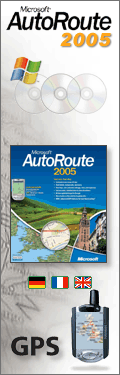 AutoRoute - AutoRoute Great Britain & Europe 2005 - GPS