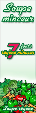 Soupe régime - Programme régime minceur sur 7 jours